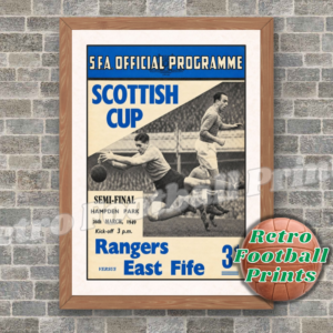 1949 Scottish Cup Semi Final Programme