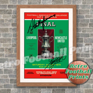 1974 FA Cup Final Signed Programme