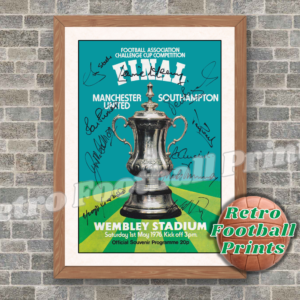 1976 FA Cup Final Signed Programme