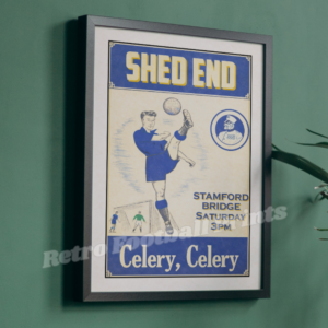 Retro 1940’s Style Poster – Chelsea – Retro Football Prints