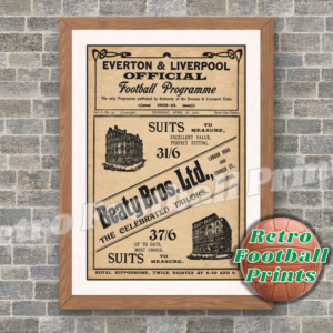 1910 FA Cup Final Replay Programme