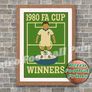 1980 FA Cup Final Winners - West Ham Subbuteo Box Lid