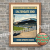 Saltergate End, Chesterfield - Comic Book Art Poster