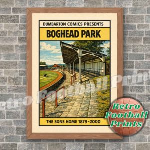 Boghead Park, Dumbarton - Comic Book Art Poster