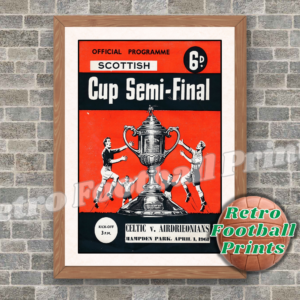 1961 Scottish Cup Semi Final Programme - Celtic vs Airdrie