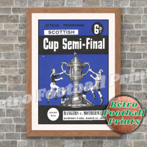 1962 Scottish Cup Semi Final Programme