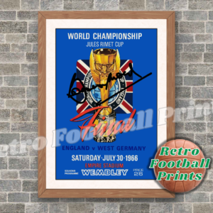 1966 World Cup Final Signed Programme (Bobby Moore)