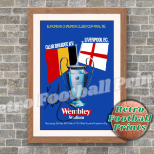 1978 European Cup Final Signed Programme