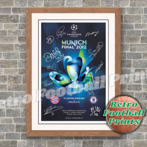 2012 Champions League Final Signed Programme