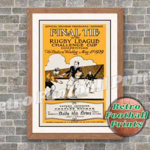 1929 Rugby League Challenge Cup Final Programme