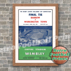 1955 Rugby League Challenge Cup Final Programme