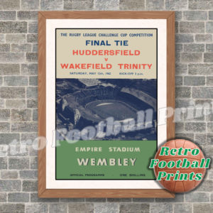 1962 Rugby League Challenge Cup Final Programme