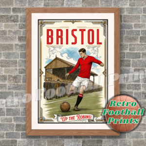 Retro 1920's Style Poster - Bristol City